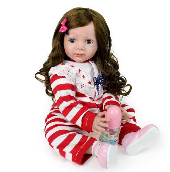 long hair baby doll