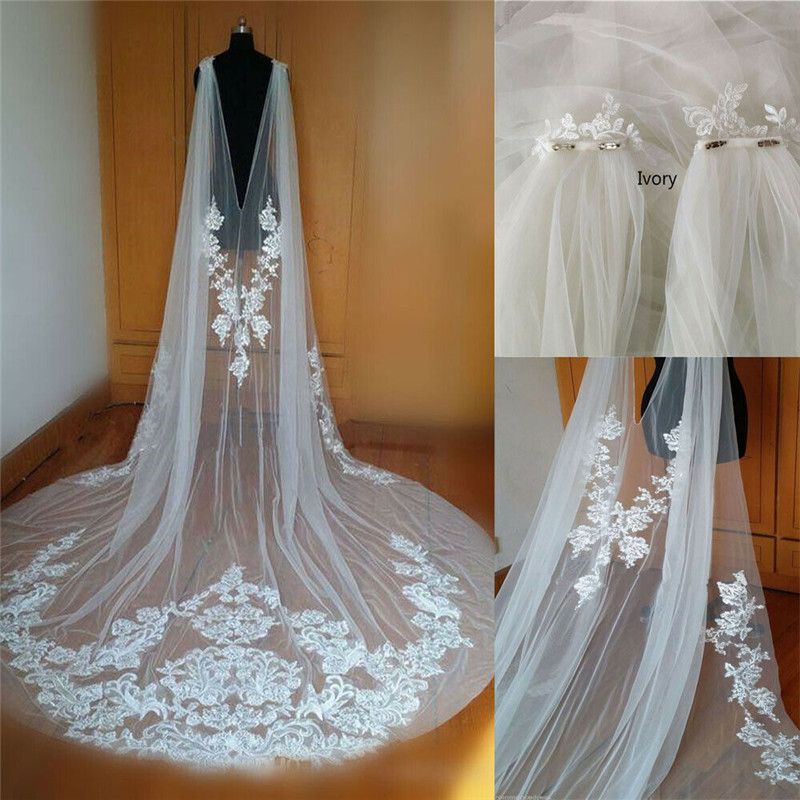 vintage bridal cape