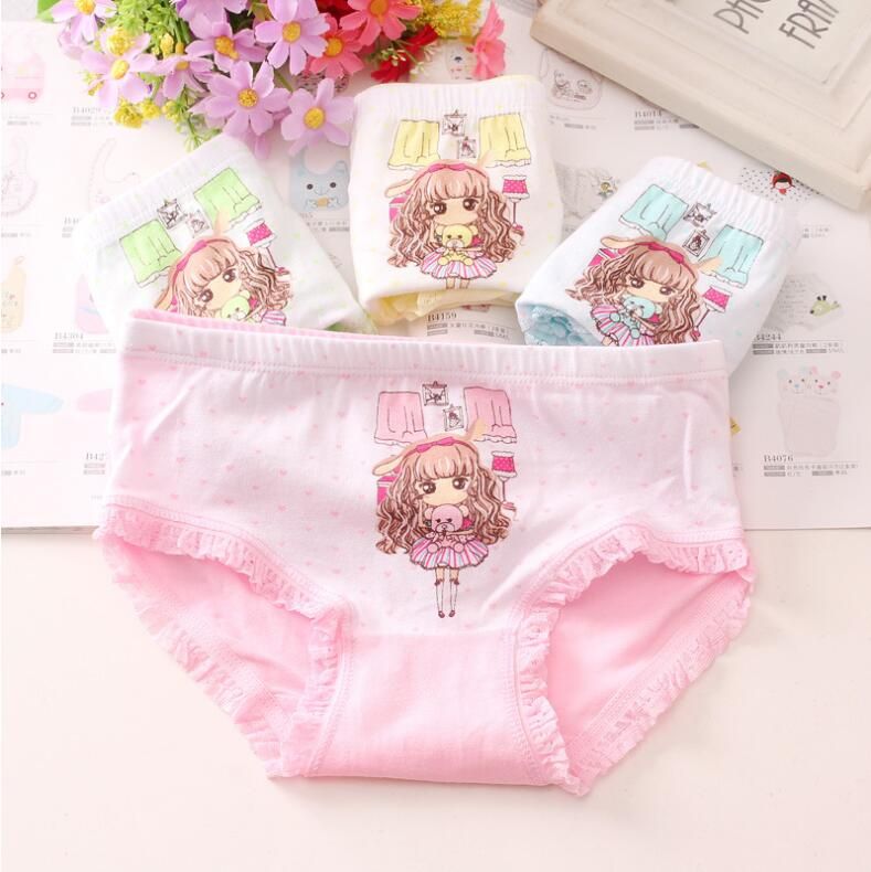 Children Underwear Girl/'s Cotton Kids Baby Cute Cartoon Prints Patterned Panties