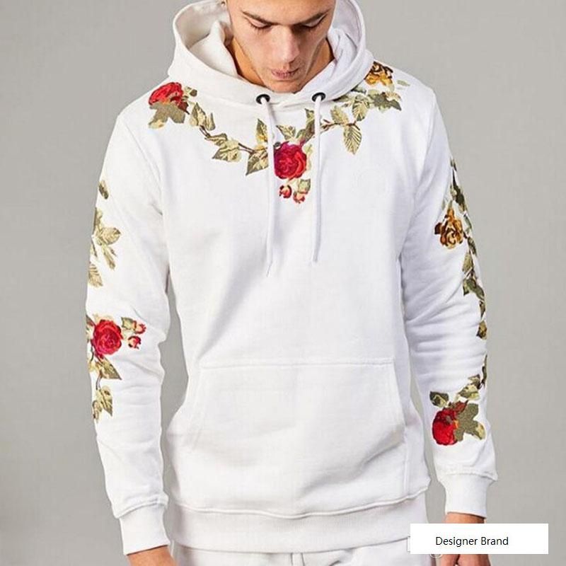 sudadera flores hombre