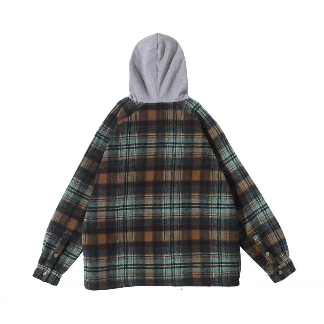 fluffy flannel jacket