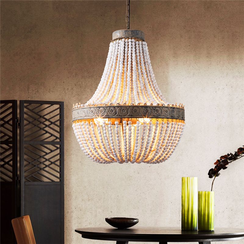 compre cuentas de madera americanas lamparas colgantes accesorios sala de estar dormitorio lamparas colgantes led antiguas lamparas de decoracion de
