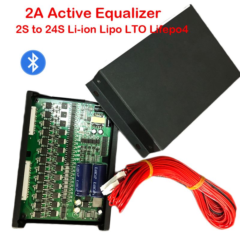2AアクティブイコライザーBluetoothディスプレイアプリ2S~24S BMS Li Ion Lipo LTO LIFePO 4チタン酸リチウム電池パックJK Balancerを¥50,402 DHgate