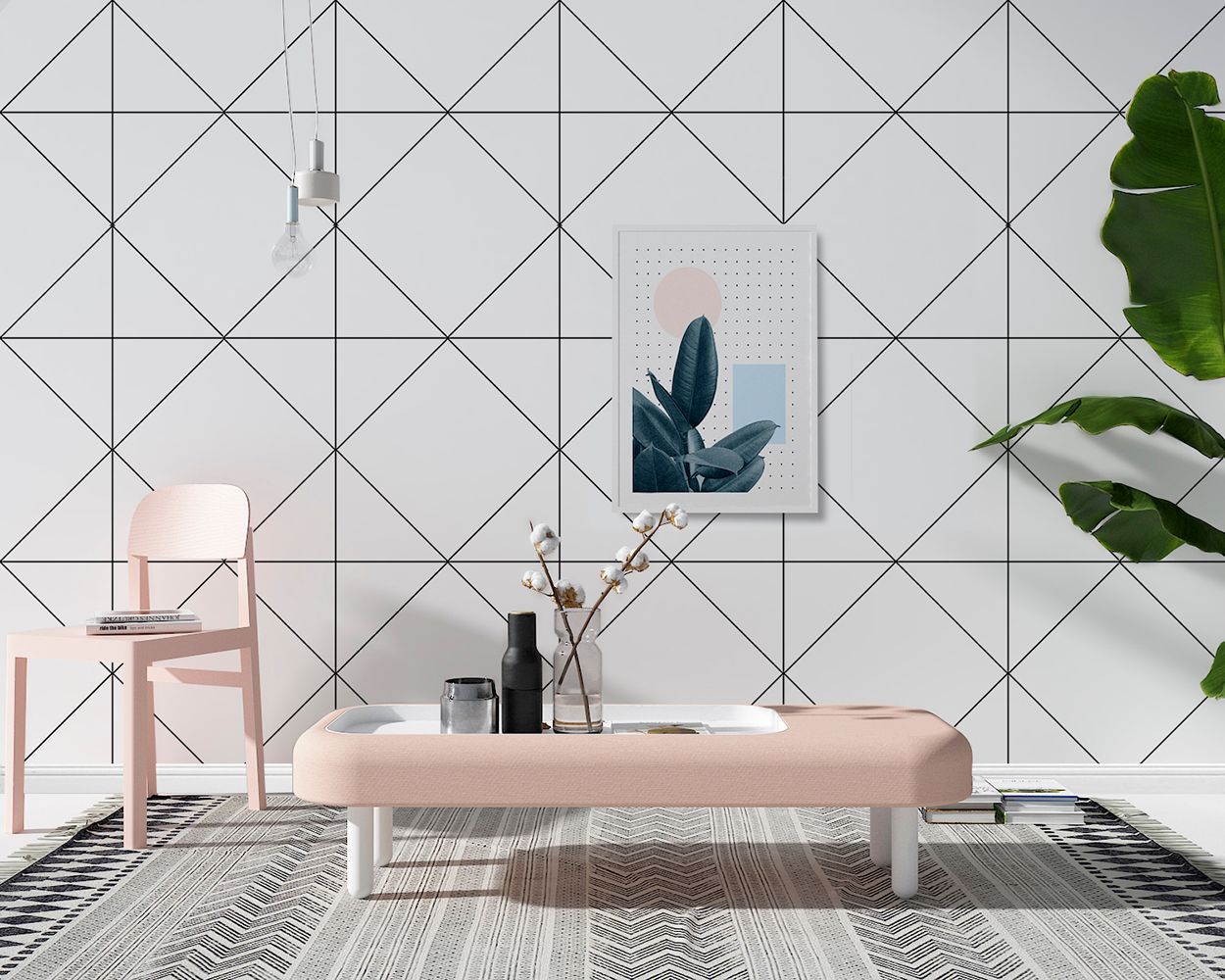 Black And White Color Modern 3d Vinyl Wallpaper Pvc Wall Paper Roll Washable Covering Geometric For Living Room Bedroom Widescreen