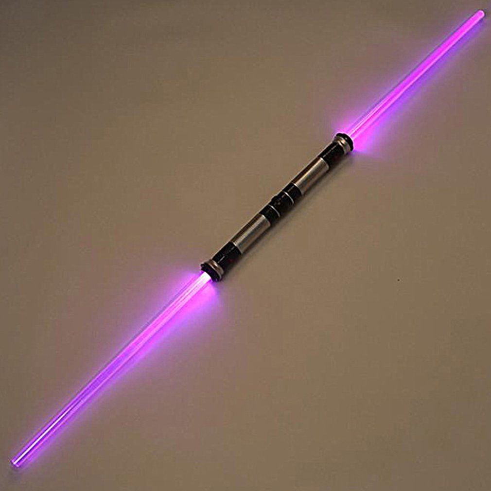 Rlevolexy Lightsaber 2 en 1 LED de sonido iluminado espada telescópica extensible y plegable espada para niños disfraces