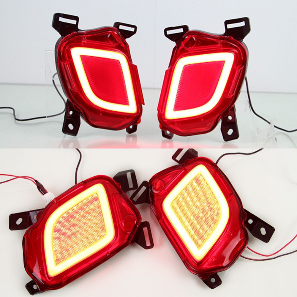 2020 Reflector Car LED Rear Fog Lamp Bumper Light Brake Tail Light For