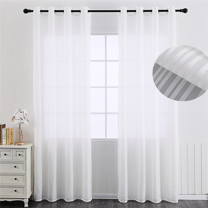 white sheer curtains clearance