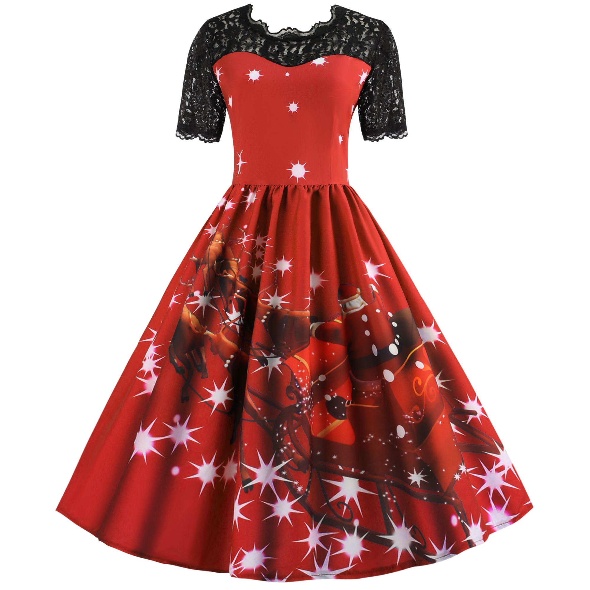 christmas a line dress