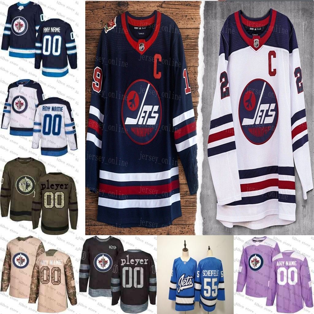 winnipeg jets black jersey
