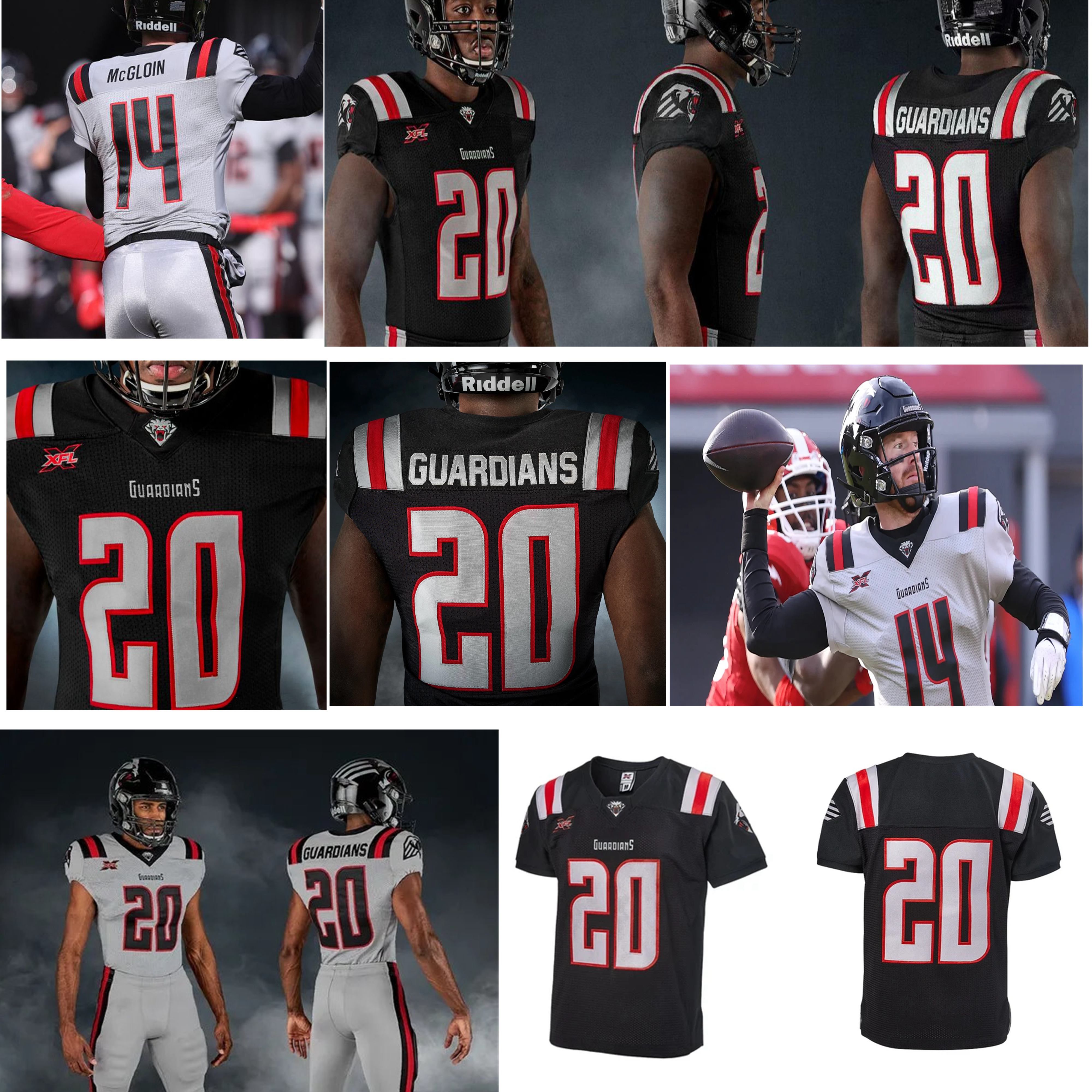 xfl guardians jersey