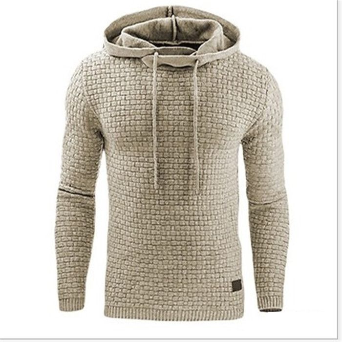 Großhandel Der Entwurf Der Pullover 2019 Neuer Ankunfts Männer Für Frühling Und Herbst Langärmelige Art Und Weise Jacquard Plaid Mit Kapuze Sweather Großhandel Der Entwurf Der Pullover 2019 Neuer Ankunfts Männer Für Frühling Und Herbst Langärmelige Art Und Weise Jacquard Plaid Mit Kapuze Sweather