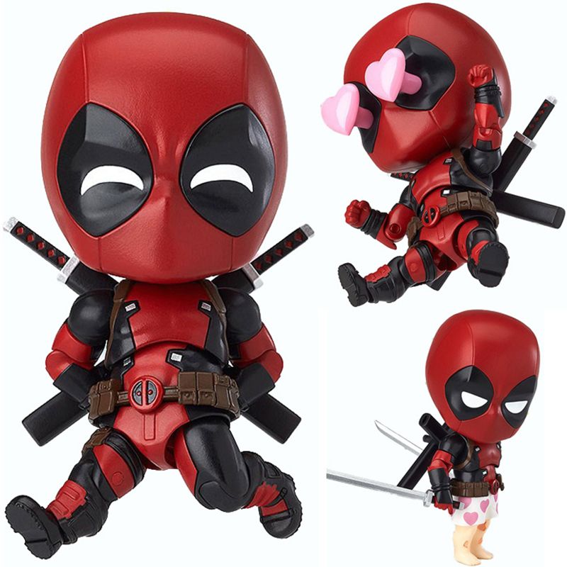Q النسخة Deadpool الأعجوبة بطل Deadpool 2 المنقول دمية نموذج لعبة 2021 من Wangfushuang 58 82ر س موبايل Dhgate