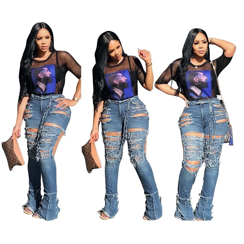 plus size denim pants