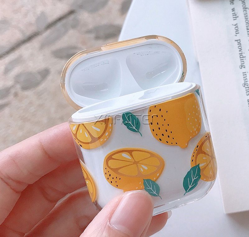 Hard PC Case For Airpods 2 Painted Transparent Fashion Design