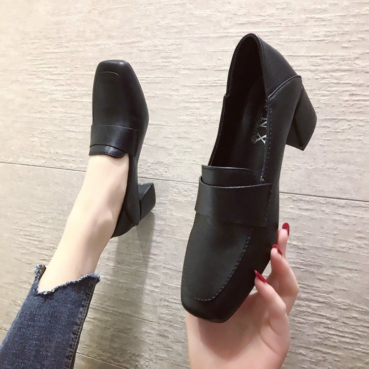 small heel loafers