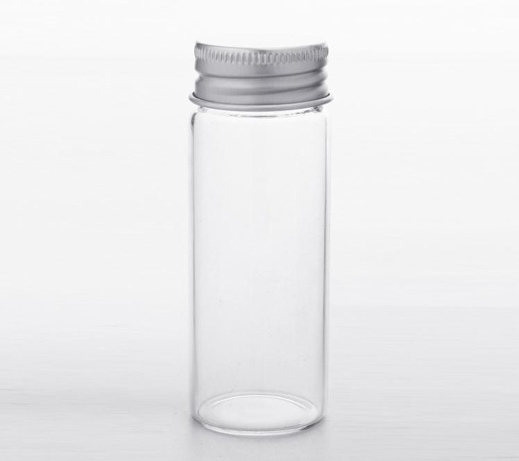 Grosshandel 30x80mm 40ml Transparente Glasdosen Mit Aluminium Schraubverschluss Leere Flaschen Silber Deckel Glasflaschen Geschenk Vials Glaser Von Pitt2016 0 56 Auf De Dhgate Com Dhgate