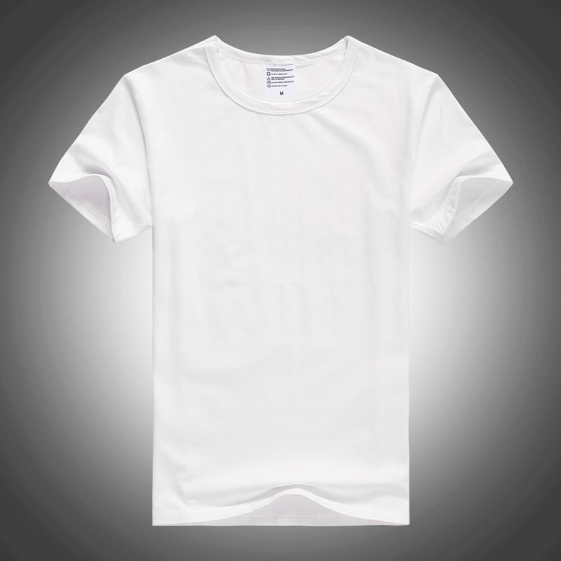 solid white tee