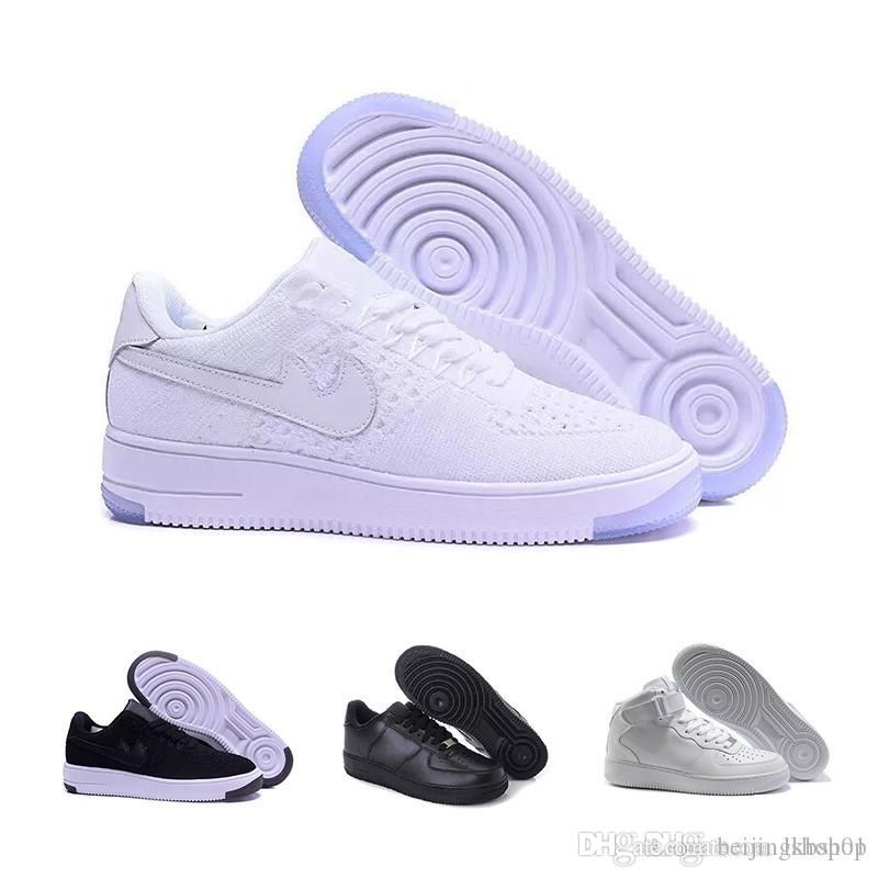 Acquista Nike Air Force 1 Scarpe Da Running Da Uomo E Da Donna Flyline Di  Marca Scontate, Scarpe Da Skateboard 1 Paio Di T Shirt Bianca Alta E Bassa  A 38,73 €