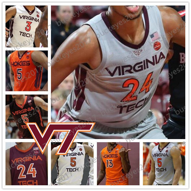 dell curry virginia tech jersey