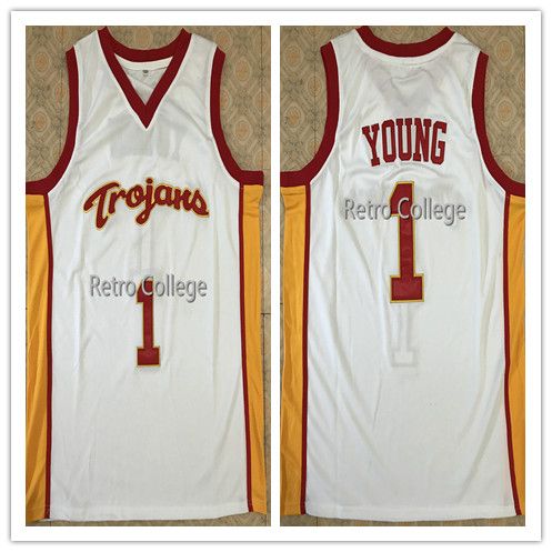 Ncaa #1 Nick Young USC Trojans Retro 