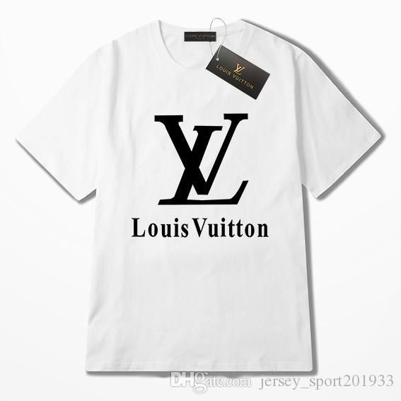2020 Luxurious Paris Designer Brand L Tshirt Tee Short Sleeve