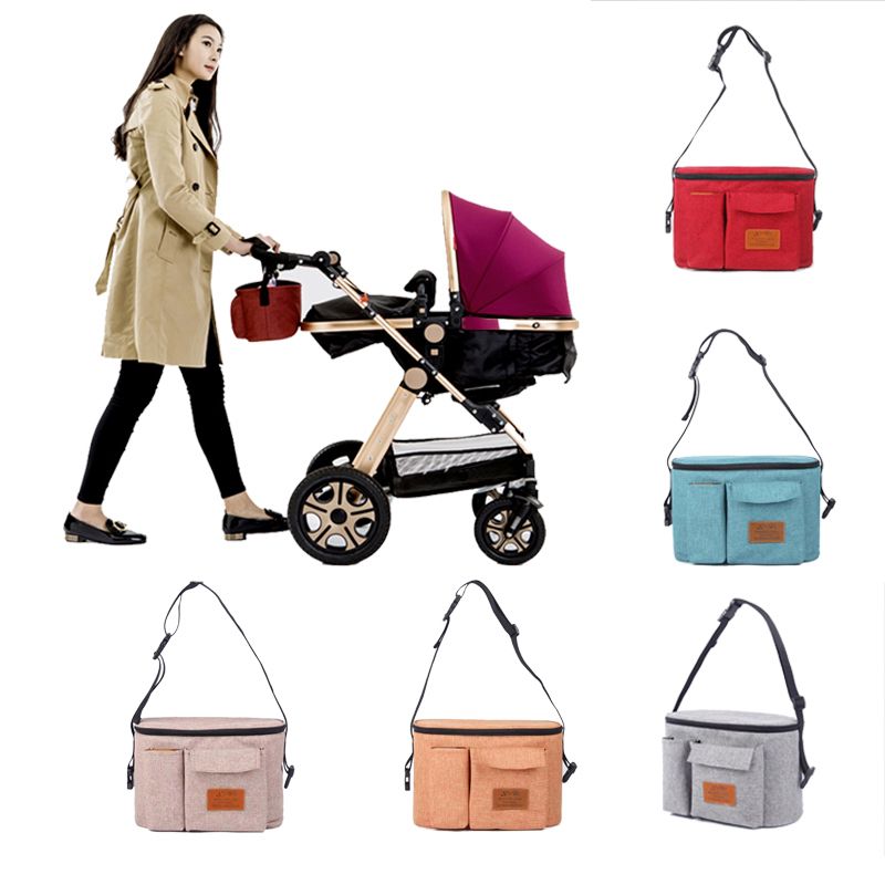 stroller with side storage