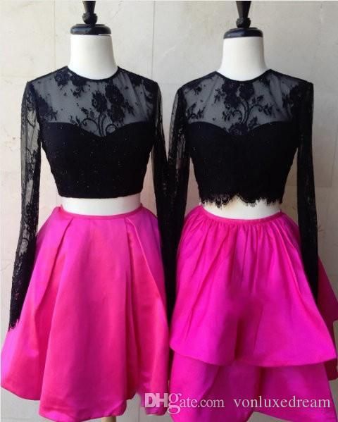 hot pink dress cocktail