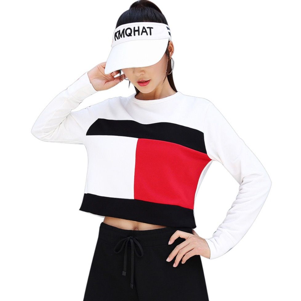 crop top running shirt