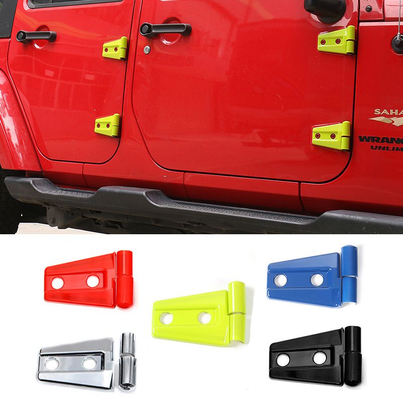 Door Hinge Decoration Cover 2 Doors Fit For Jeep Wrangler 2007 2017 New Arrival Six Colors Abs Cool Exterior Car Accessories Custom Auto Accessories From Szzt20170724 16 6 Dhgate Com