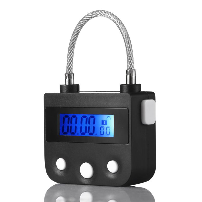 Time Lock Fetish Handcuffs Mouth Gag Electronic Timer Bdsm Bondage