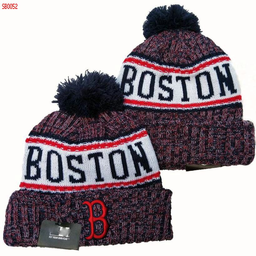 red sox pom pom hat