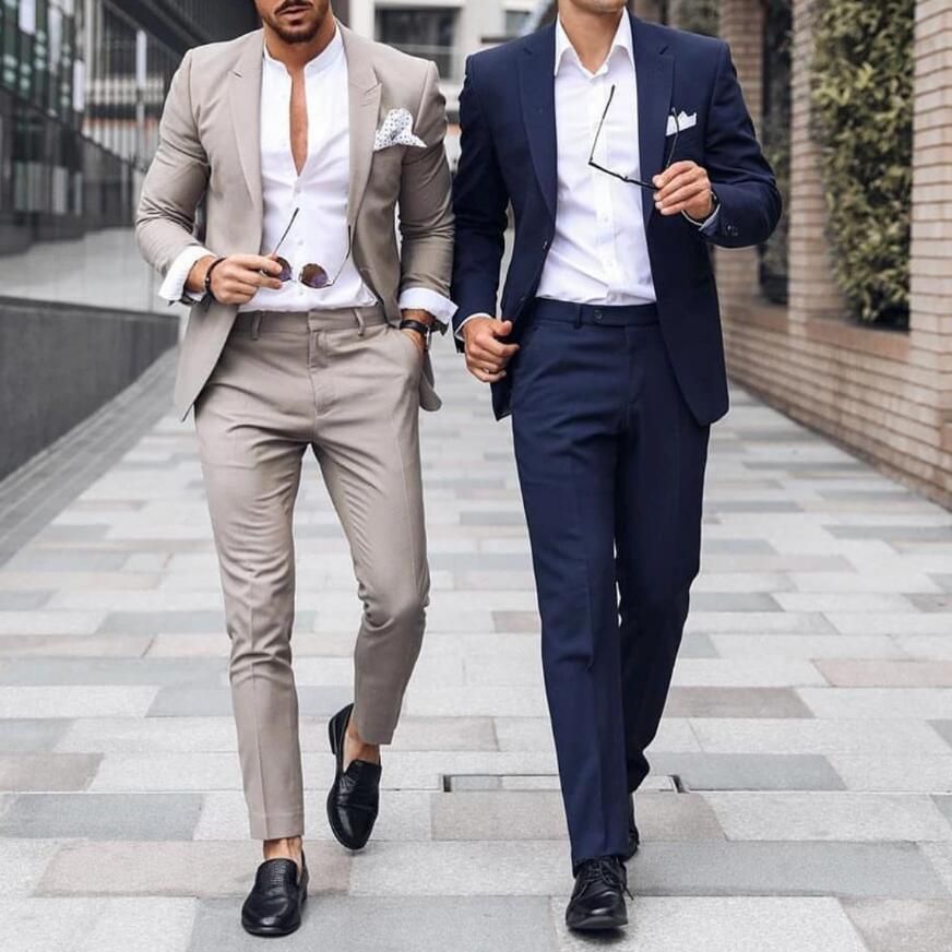 Acquista Wedding Classy Smoking Abiti Uomo Slim Fit Sposo Smoking Gli  Uomini Two Pieces Groomsmen Abbigliamento Groom Fototecnica Giacche  Convenzionale Di Affari Economici A 62,75 € Dal Yymdress | DHgate Italy