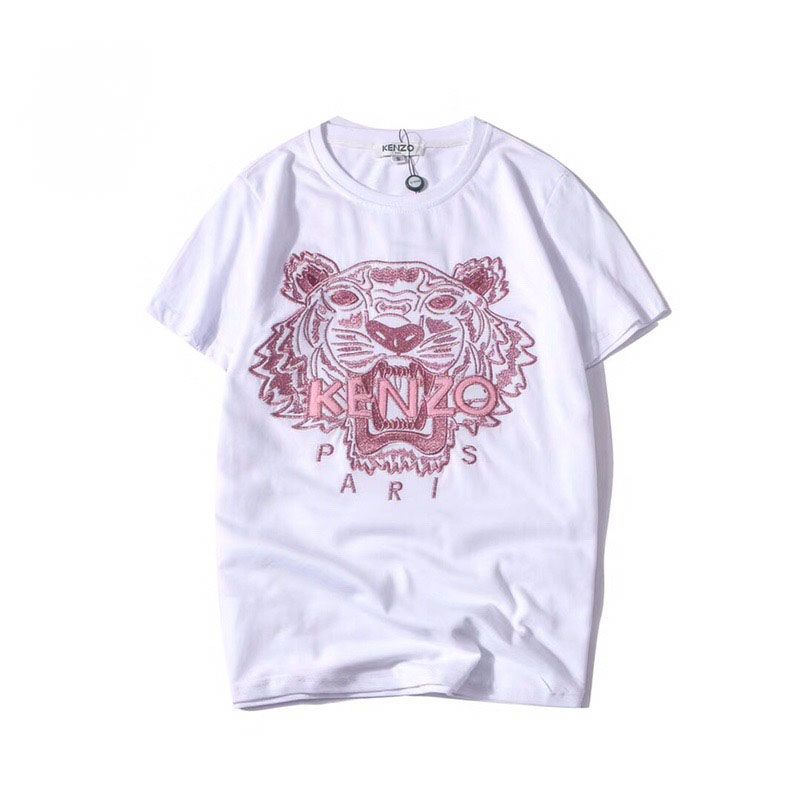 camiseta kenzo tee marca para mujer para men de lujo de diseño de camisetas del miedo bordado calidad de las tapas ocasionales de la t shirt