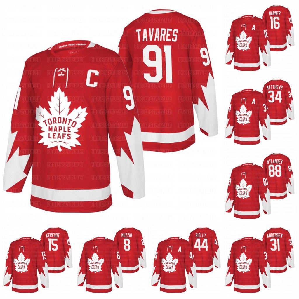 toronto maple leafs red jersey