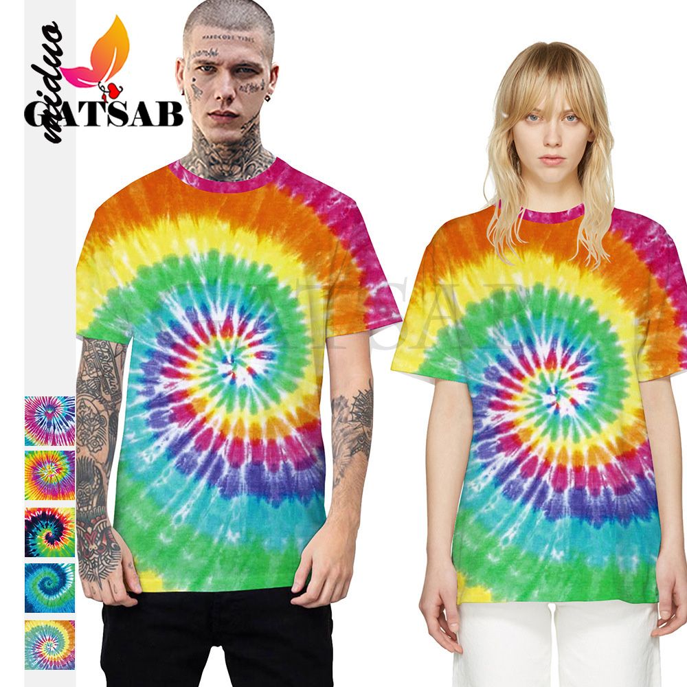 camisas coloridas tie dye