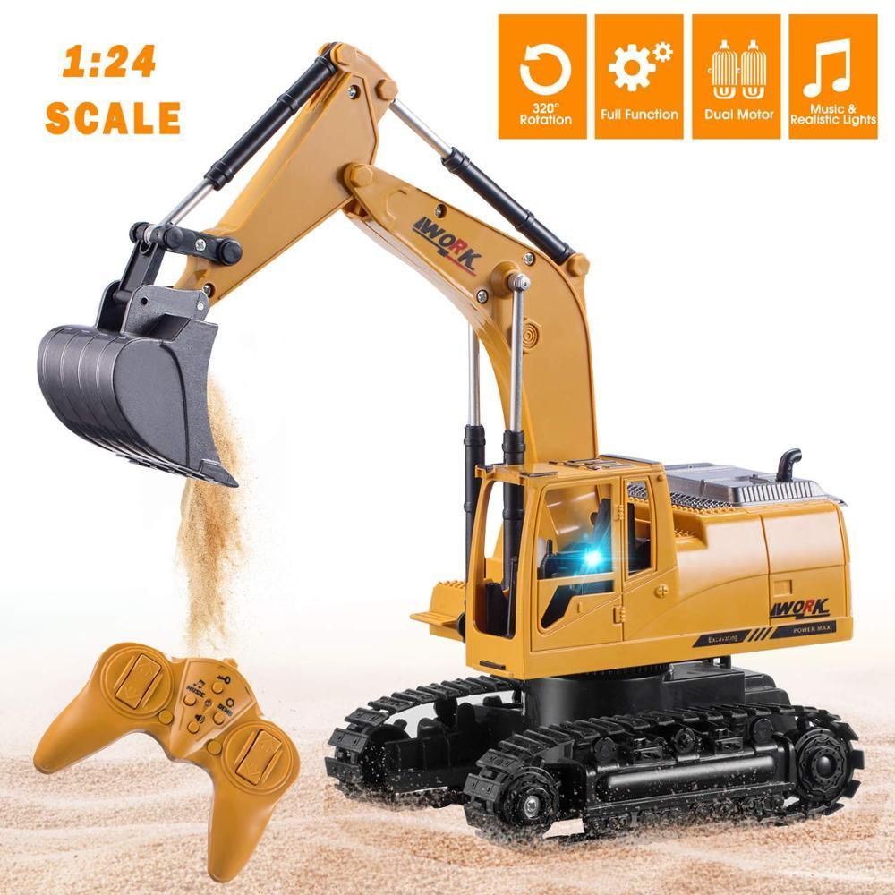 remote control excavator construction tractor