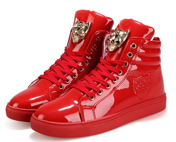 all red versace shoes