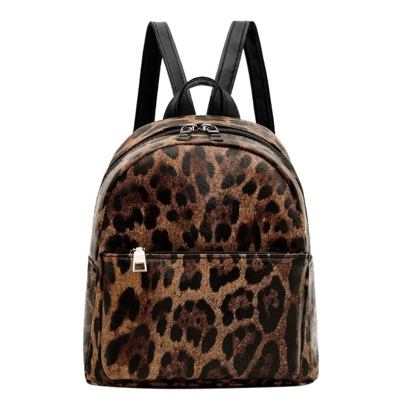 girls leopard backpack