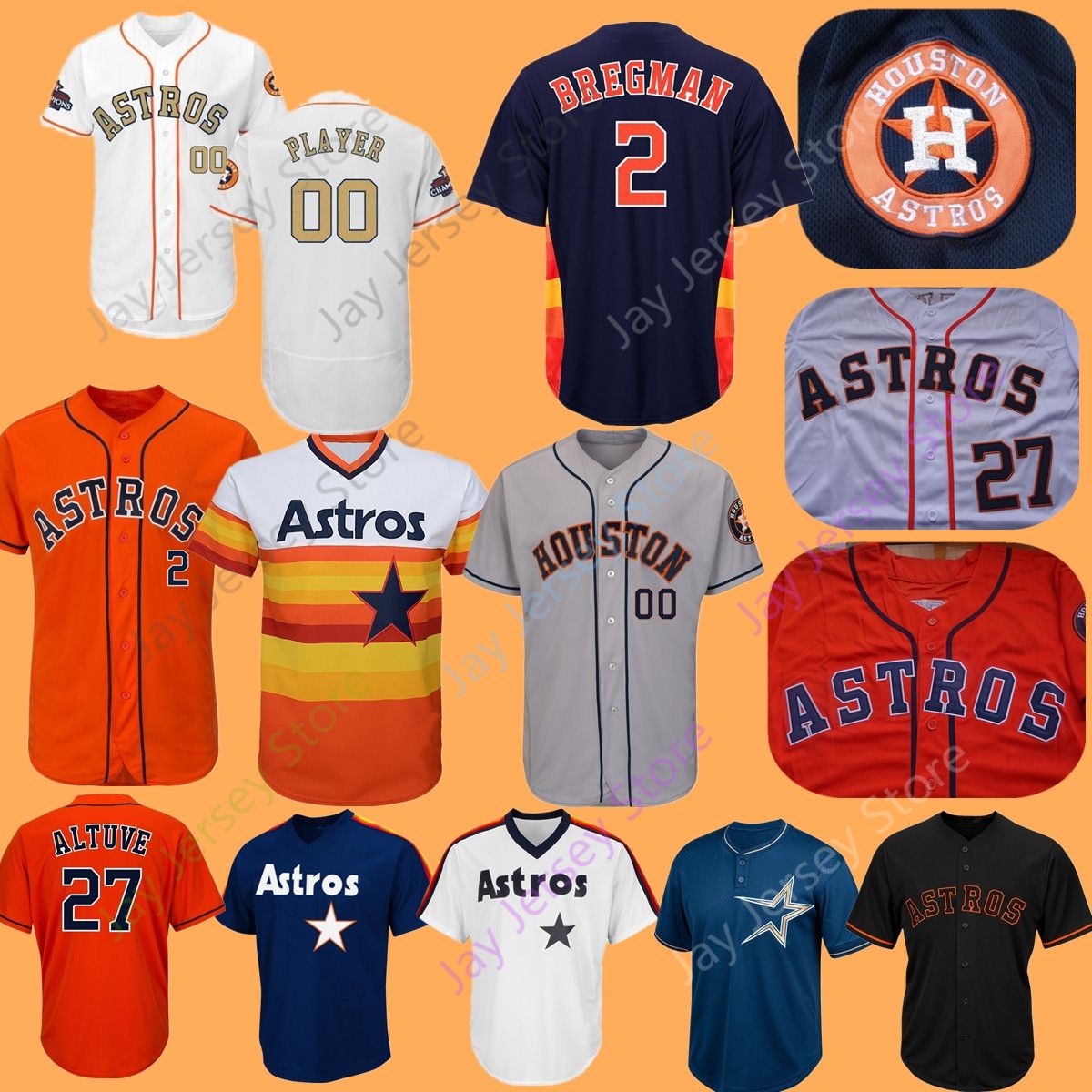 astros jersey numbers 2019