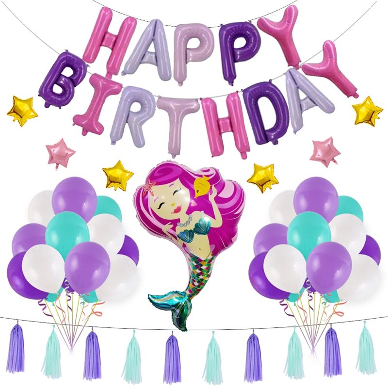 letter balloons in store