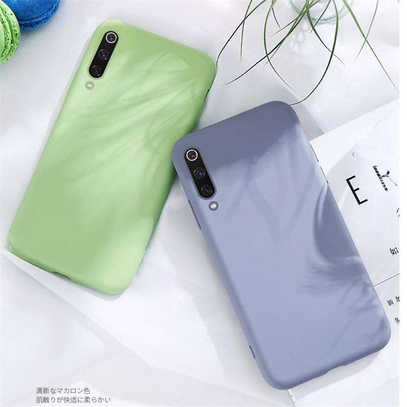 Para xiaomi mi 9 caso xiaomi mi 9 se silicone macio caso de telefone xiaomi  mi9 lite 9se tpu capa preta pára-choques na xiaomi mi 9 lite \\ Acessórios  do telefone móvel \u003c