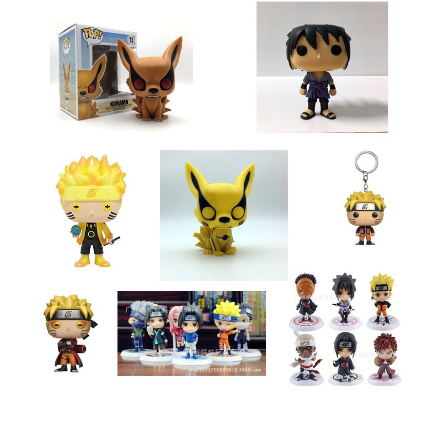 sasuke funko pop keychain