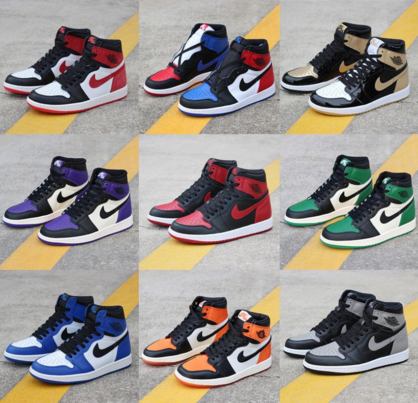 New Air JORDAN 1 Basketball Shoes AJ1 Pass The Torch Dark Mocha J1s  Fearless Shattered Backboard Shadow Yellow Toe Court Purple Aj1 Shoe From  Xx_dh, $45.14