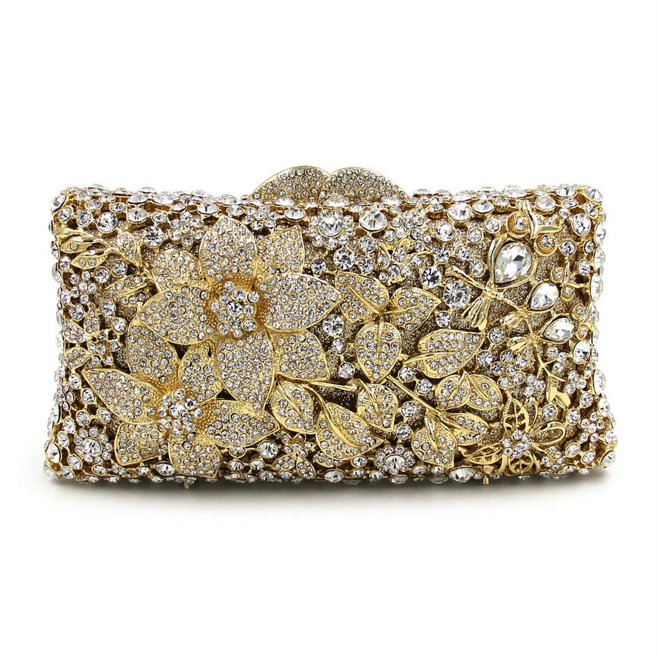 gold clutches for wedding