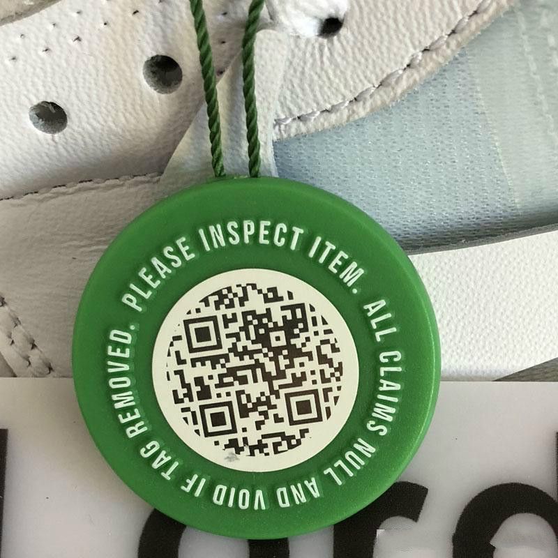 New StockX Verified X Authentic Tag QR Code OG Green Circular Tag