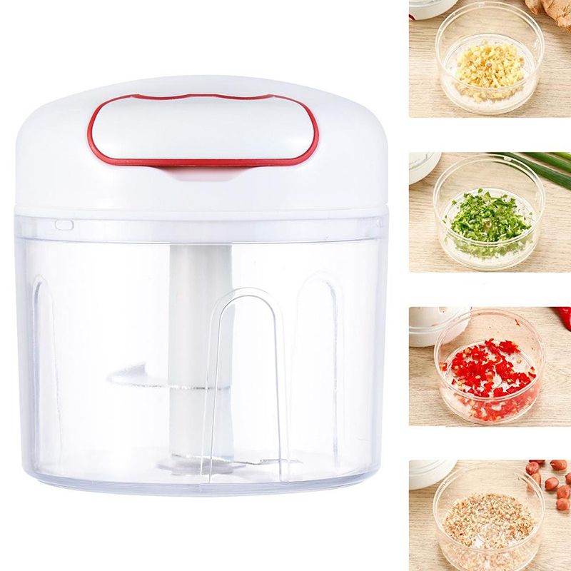 2021 Mini Meat Grinder Kitchen Food Chopper Hand Pull Mincer Mixer