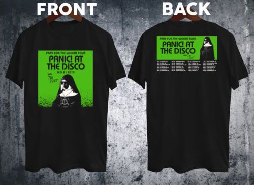 panic at the disco tour shirt 2019