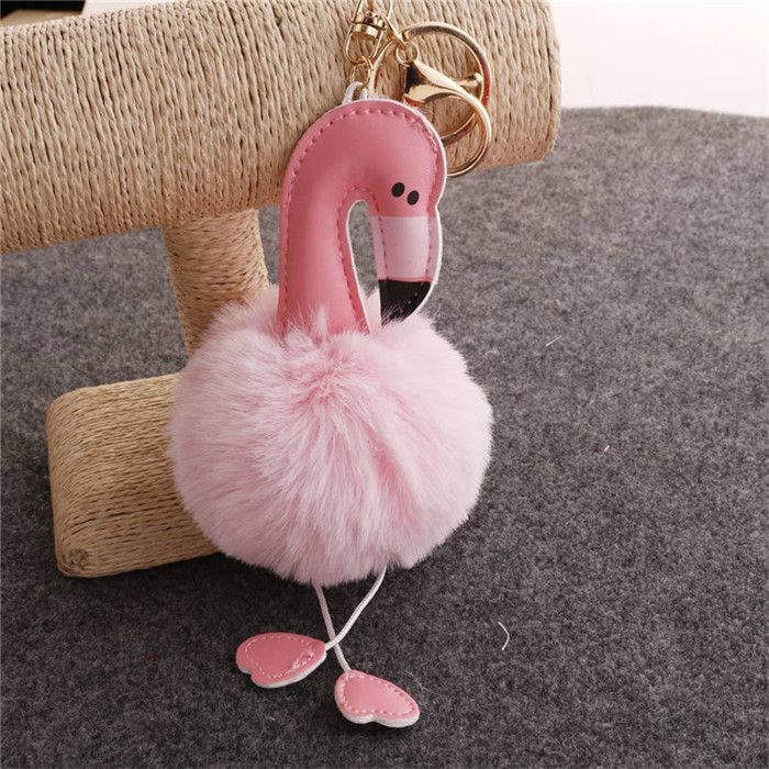 fluffy flamingo toy