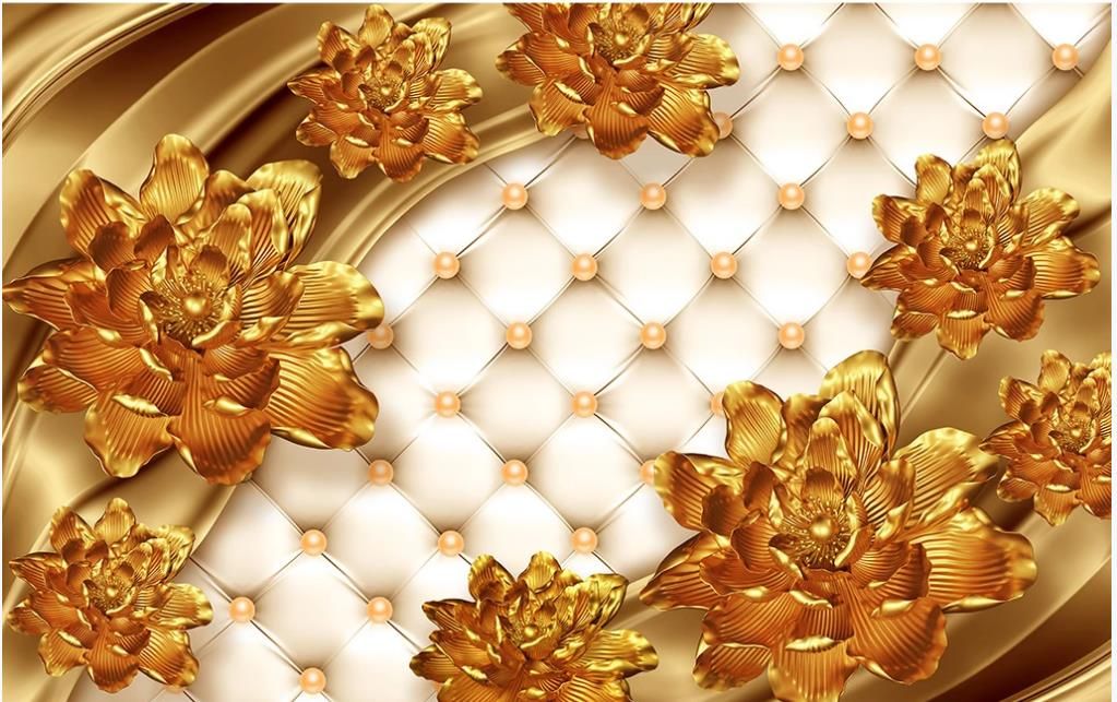 3d gold wallpapers 3d luxury golden peony flower wallpapers soft package jewelry TV background wall paper 3d gold wallpapers 3d luxury golden peony flower wallpapers soft package jewelry TV background wall paper