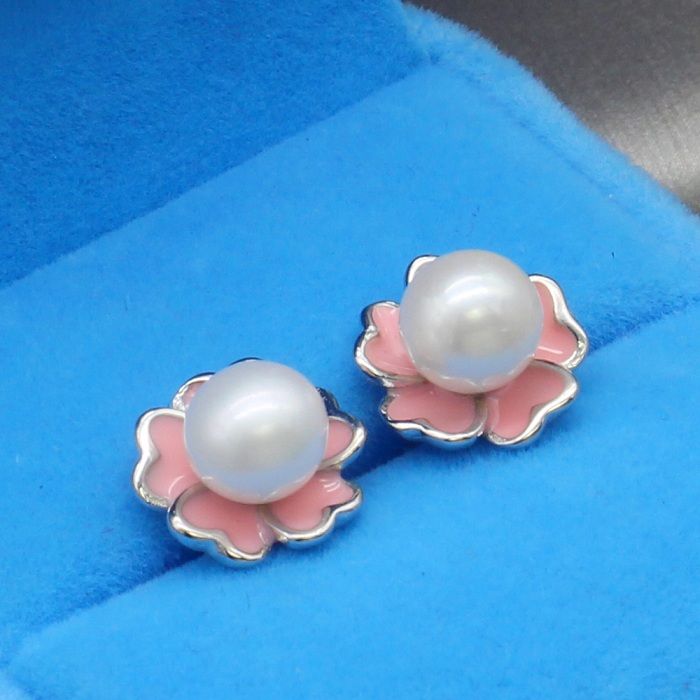 boucles d'oreilles perle 07